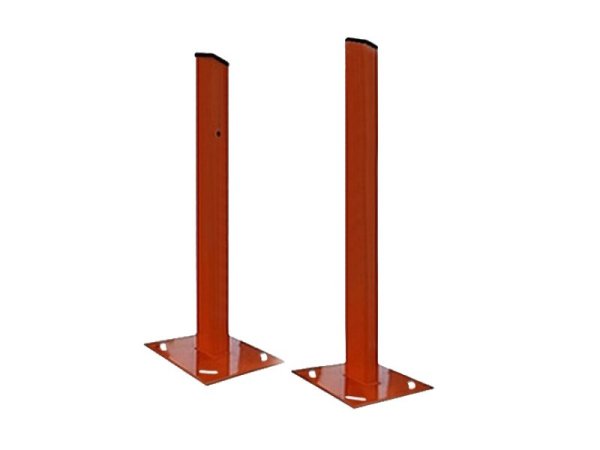 Фото Стойка для фотоэлемента 1,5м "Аякс" исп.00, на асфальт, оранжевая