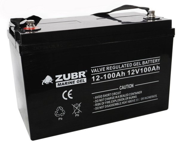 Фото ZUBR MARINE GEL NPG 12-100 (12V, 100Ah)