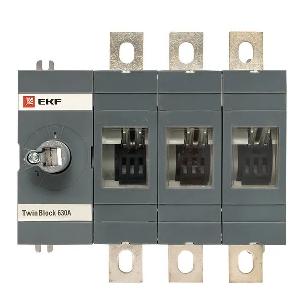Фото Рубильник 630A 3P без рукоятки управления TwinBlock (tb-s-630-3p)