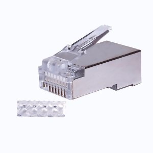 Фото Коннекторы 8P8C FTP Cat.6 3U (RJ-45) (100шт) (10-0202)
