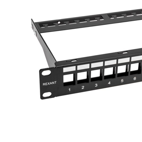 Фото Панель коммутационная наборная 19", 1U, 24 порта, UTP REXANT PRO (02-0053)