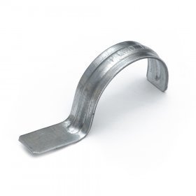 Фото Скоба металлическая однолапковая СМО d38-40 мм для монтажного пистолета (без отверстий) (50 шт) (PR13.1967)