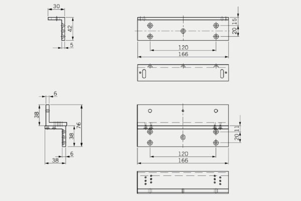Фото L+Z кронштейн для EMC 600 ALH