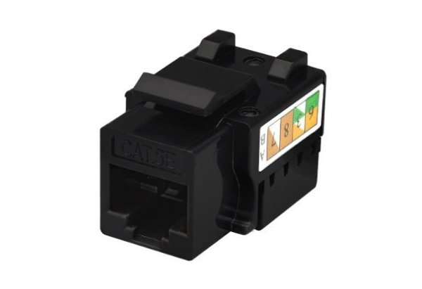 Фото Розеточный модуль Keystone Jack 8P8C (RJ-45), UTP, Cat.5e (10-0344)