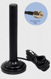 Фото Антей 909М SMA 3м, на магните, 5,5dB