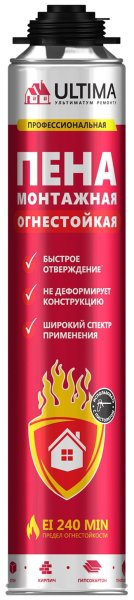 Фото Пена огнестойкая ULTIMA PRO, 750 мл