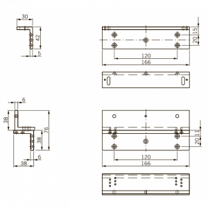 Фото L+Z bracket set for EMC 400 AH