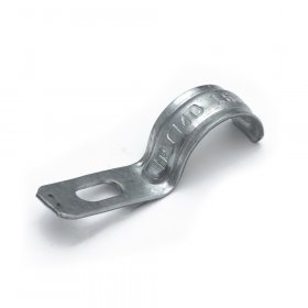 Фото Скоба металлическая однолапковая усиленная противопожарная СМОУ d16-17 мм (100 шт) (PR13.02400)