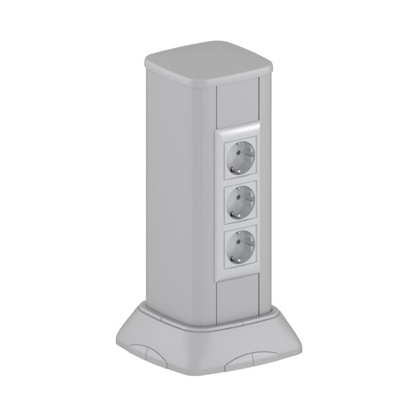 Фото Миниколонна алюминиевая, 0.35 м, темно-серебристый металлик (19534)