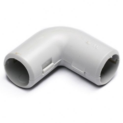 Фото Угол 90° (2 части) D32, серый (10шт) (41232-10)