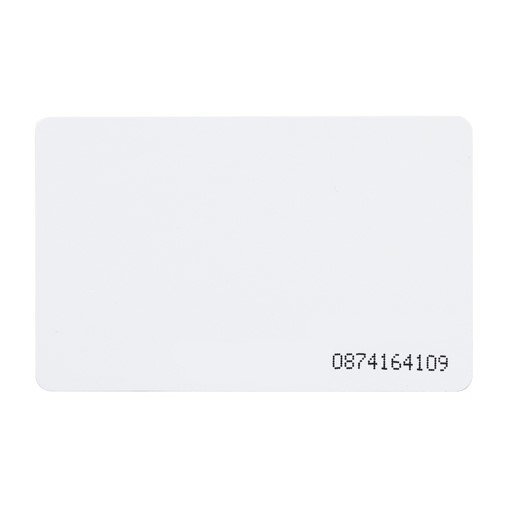 Фото Mifare 1K ISO (тонкая) с номером (9816)