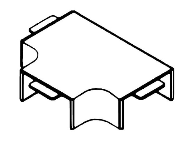 Фото Угол Т-образный 20х12,5 MT (72414)