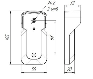 Фото RD-26-Mifare IP66 К "Аякс", черный