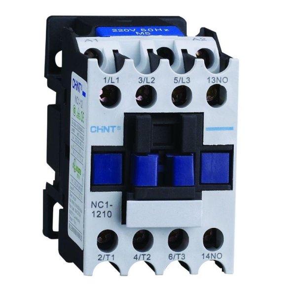 Фото Контактор NC1-1210 12А кат. 230В AC 1НО AC-3 CHINT (221358)