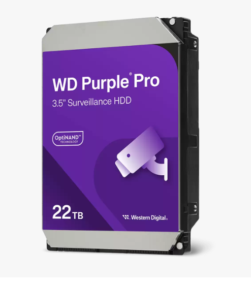 Фото HDD 22000 GB (22 TB) SATA-III Purple Pro (WD221PURP)