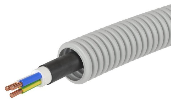 Фото Труба ПВХ D20 + ПуВ 3х2,5 (ГОСТ+) (9V91625)