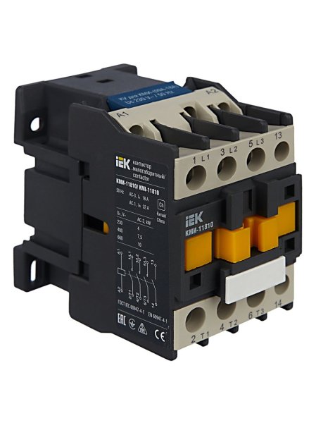 Фото Контактор КМИ-11810 18А 230В/АС3 1NO (KKM11-018-230-10)