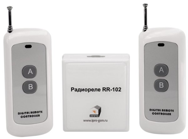 Фото RR-102 + 2 пульта, 250-950 метров, питание 12В