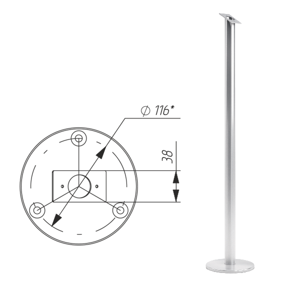 Фото PraktikaСтойка D32, нер.ст