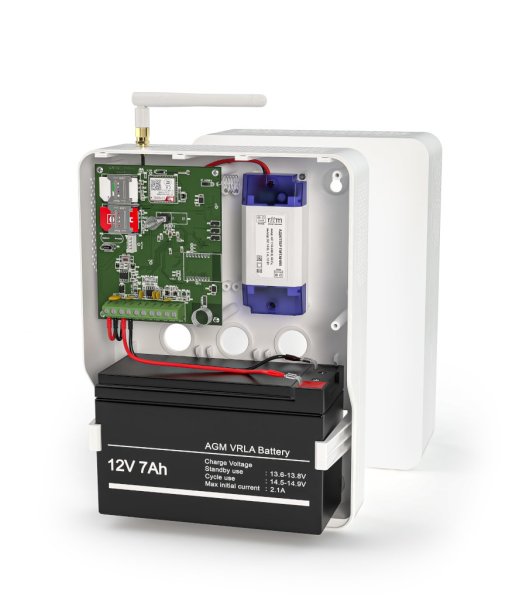 Фото Контакт GSM-14А v.3 (в корпусе под АКБ 1,2-7Ач с БРП 12V 1А)