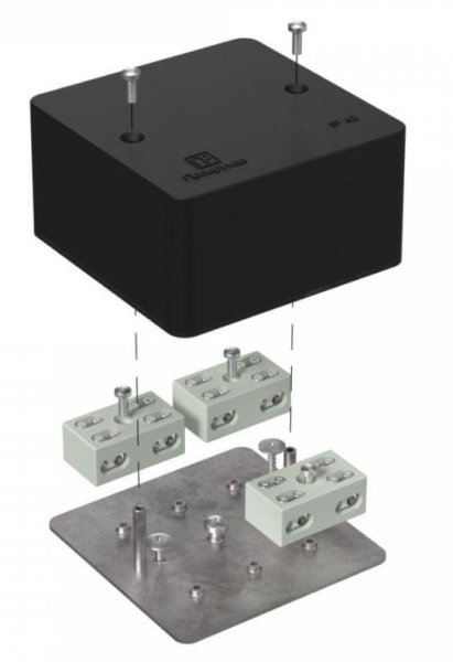 Фото Коробка огнестойкая разветвительная для к/к 85х85х45 (40-0460-9005-FR6.0-4-6-Р)