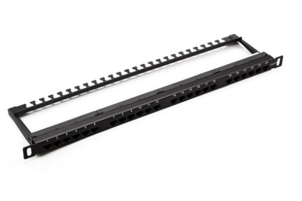 Фото Патч-панель высокой плотности 19", 24xRJ-45, UTP, 6A, 0,5U (10-0426)