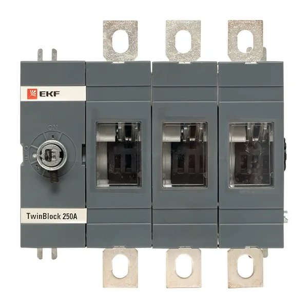 Фото Рубильник 250A 3P без рукоятки управления TwinBlock (tb-s-250-3p)