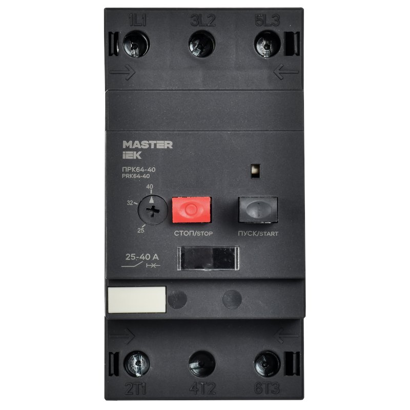 Фото Пускатель ПРК64-40 In=40А Ir=25-40А Ue 660В MASTER (DMS22-40)