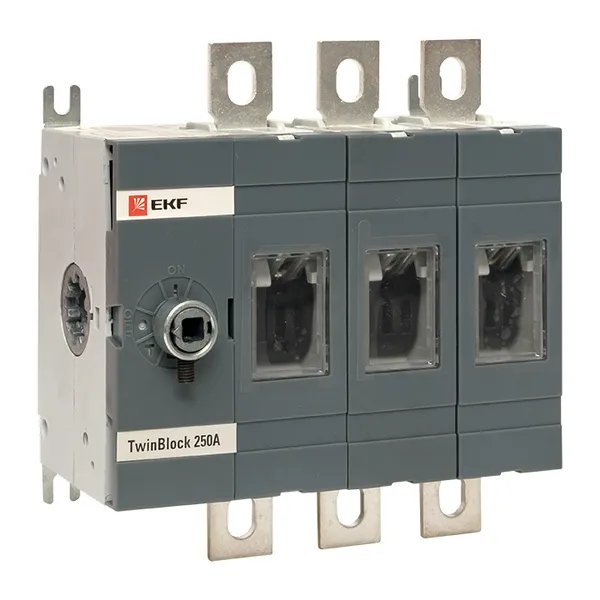 Фото Рубильник 250A 3P без рукоятки управления TwinBlock (tb-s-250-3p)