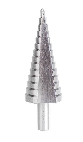 Фото Сверло по металлу ступенчатое 4,0-30,0 мм 98 mm 62 HRC Kranz (KR-12-6602)