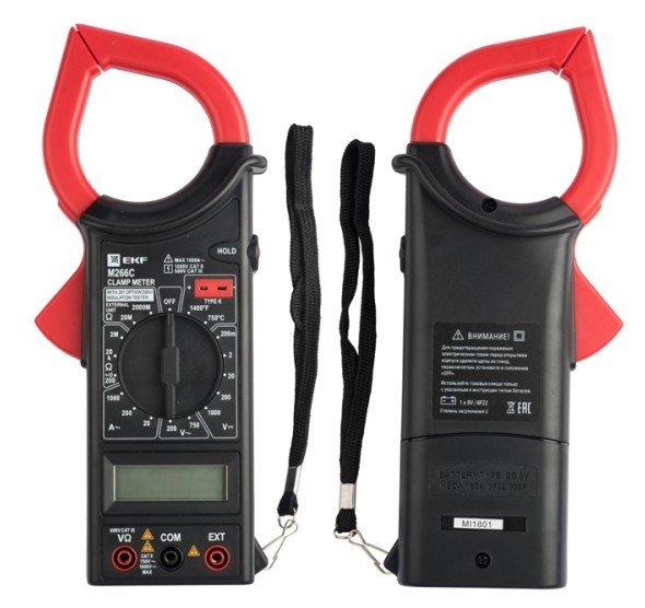 Фото Токовые клещи цифровые M266C Expert (In-180702-pc266C)