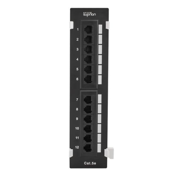 Фото Патч-панель настенная 12xRJ-45, UTP, 5e (10-0407)