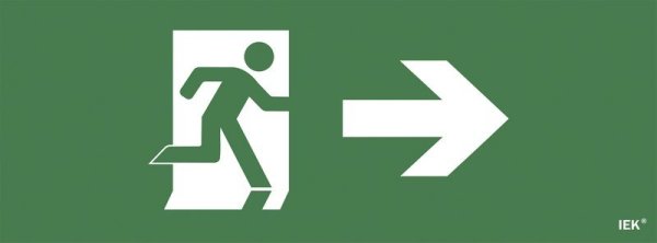 Фото Этикетка самоклеящаяся 350х130мм "Фигура/стрелка вправо" (LPC10-1-35-13-FNAPR)