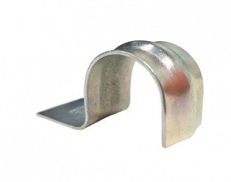 Фото Скоба однолапковая D40 без монтажного отверстия (100шт) (43741)