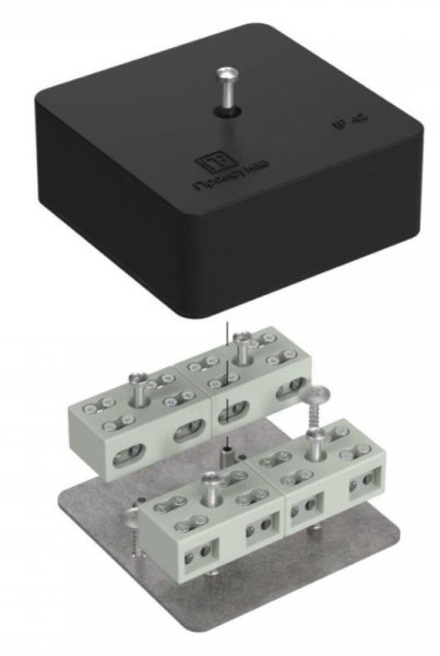 Фото Коробка огнестойкая разветвительная для к/к 75х75х30 (40-0450-9005-FR6.0-4-8-Р)