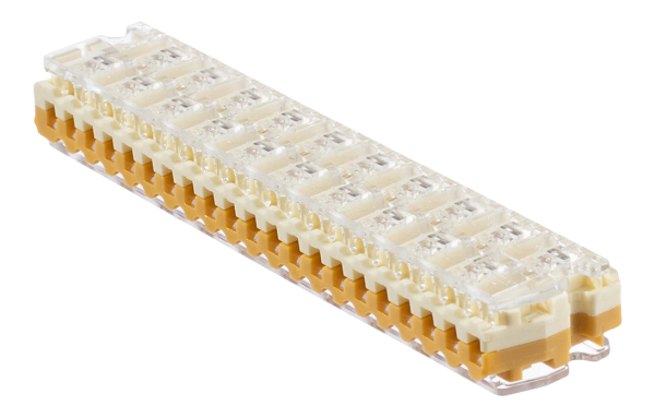 Фото Соединитель модульный многожильный 0,4-0,9мм 10 пар без геля (120501-00019)