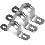 Фото Скоба двухлапковая D20 с двумя отверстиями (100 шт) (43620P)