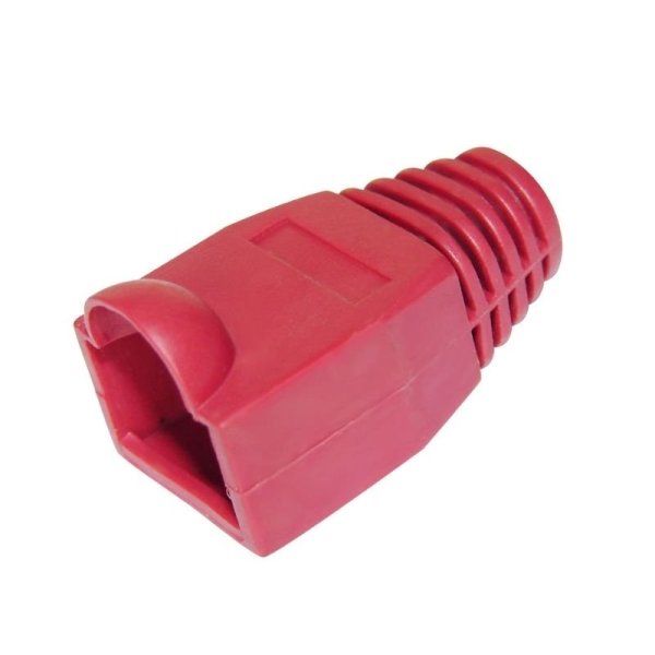 Фото Колпачок изолирующий для разъемов RJ-45, красный REXANT (05-1205)