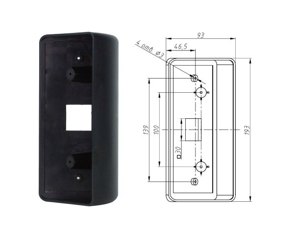 Фото Кронштейн угловой настенный для терминала R20-Face (5W)