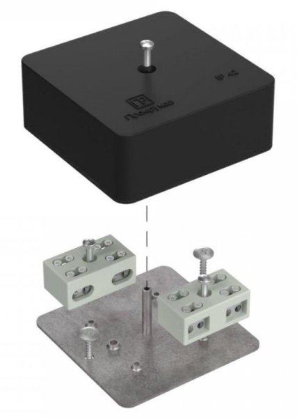 Фото Коробка огнестойкая разветвительная для к/к 75х75х30 (40-0450-9005-FR6.0-4-4-Р)