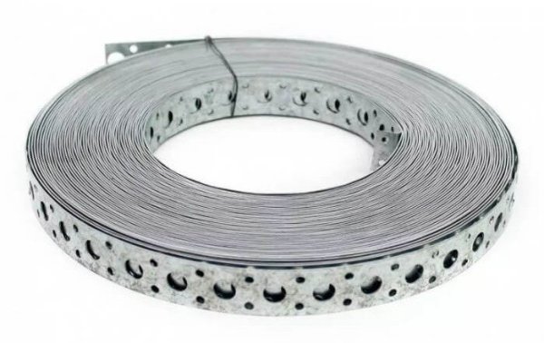 Фото Лента монтажная перфорированная 12х0,55 (25м) прямая (PR08.3830)