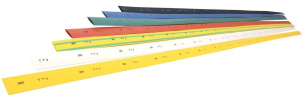 Фото Трубка термоусадочная ТТУ нг-LS 12/6 белая (UDRS-D12-1-K01)