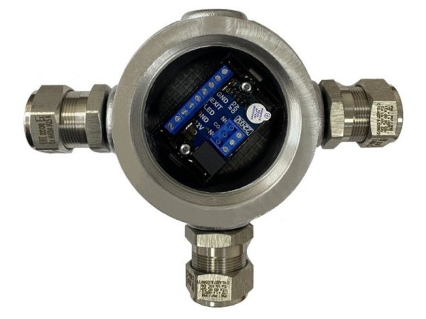 Фото Контроллер-Ex взрывозащищенный Z-R5 "Аякс", два проходных отверстия М20х1,5, две Ex-заглушки М20х1,5