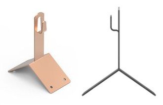 Фото Угловой коньковый зажим, 150 мм, медь