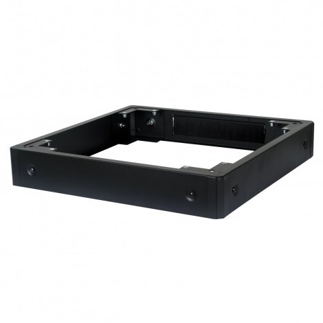 Фото Цоколь для напольных шкафов 600х600 с щеточным вводом, черный (DR-466331)