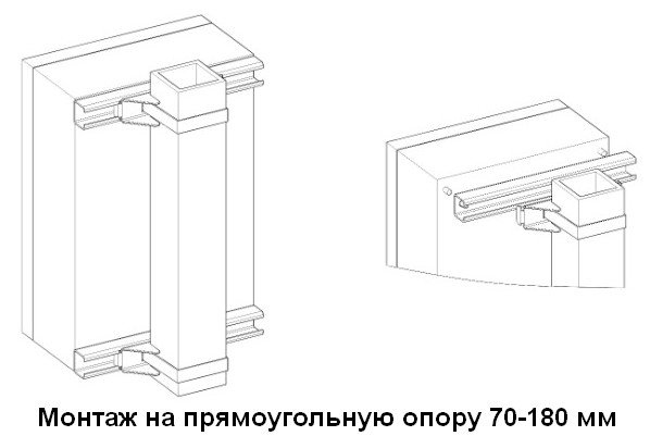 Фото Комплект крепления на столб (ККС-3)
