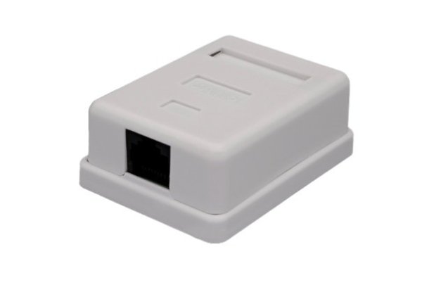 Фото Компьютерная розетка 8P8C (RJ-45), UTP, 6, 1 порт (10-0355-1)