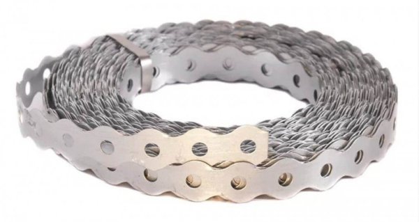 Фото Лента монтажная перфорированная 17х0,55 (25м) волна (PR08.4264)