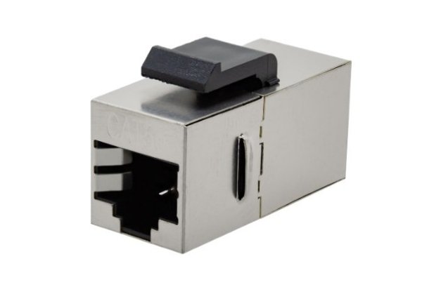 Фото Проходной соединитель 8P8C (RJ-45) FTP, Cat.5e (10-0316-1)