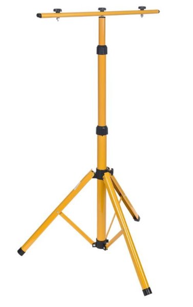 Фото Штатив 68х68х160см для установки двух прожекторов желтый (LPADD2-160-2-K05)